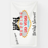 ラスベガス ブライダルシャワーバナー 横断幕 (縦)