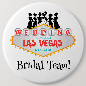 ラスベガス ブライダルチーム コロッサル 6インチ ボタン 缶バッジ (正面)