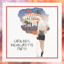 ラスベガス ブライダルパーティー ブロンドの花嫁 スタンダードカクテルナプキン