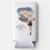 ラスベガス ブライダルパーティー 赤髪の花嫁 スリム缶クーラー (裏面)