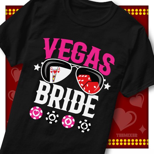 ラスベガス ブライド カジノ かわいい バチェラー パーティー Tシャツ