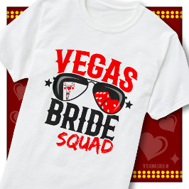 ラスベガス・ブライド・スカッド・カジノ バチェロレッテ・パーティー Tシャツ