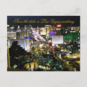 ラスベガス・ブリデス結婚ズのデート発表 案内ポストカード (正面)