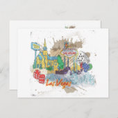 ラスベガス ポストカード (正面/裏面)