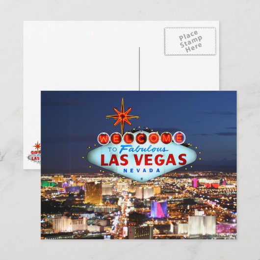 ラスベガス ポストカード (正面/裏面)