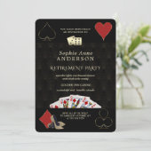 ラスベガス ポーカー 引退パーティー グラモラスカジノ 招待状 (スタンド正面)