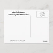 ラスベガス,レッドロックキャニオン ポストカード (裏面)