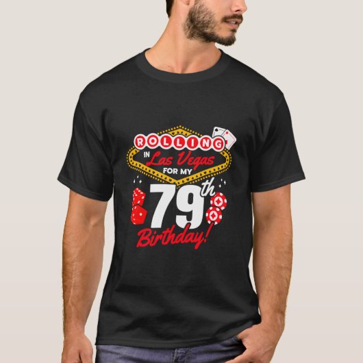 ラスベガス ローリング・イン・ベガス ヴェガス 79周年 Tシャツ (正面)