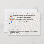 ラスベガス 受付 RSVP ヒョウ柄 ファー (裏面)