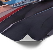 ラスベガス 水彩画 ポスター (角)