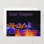 ラスベガス – 空の光 ポストカード (正面/裏面)