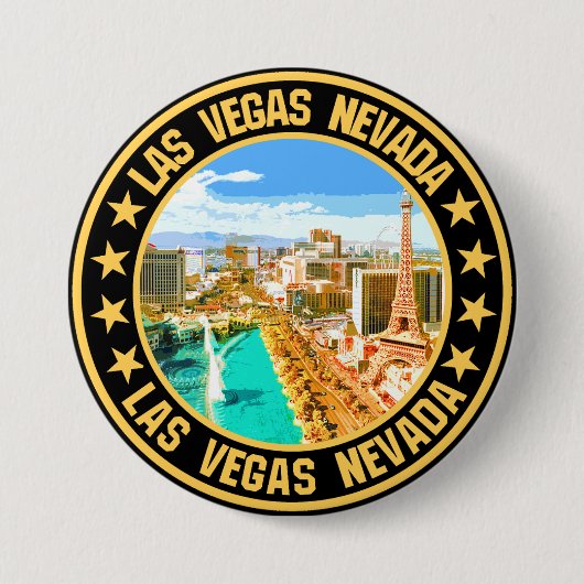 ラスベガス 缶バッジ (正面)