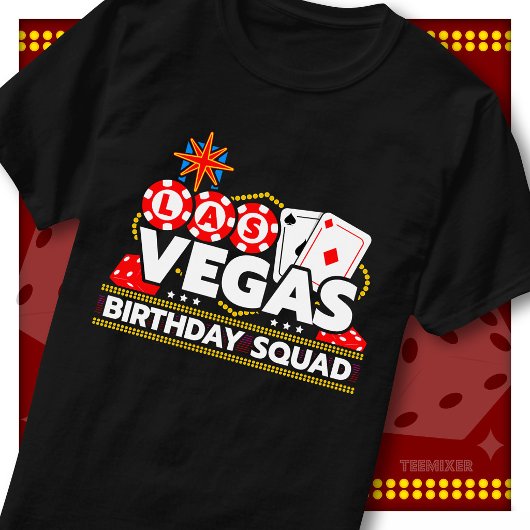 ラスベガス 誕生日パーティー グループ Tシャツ