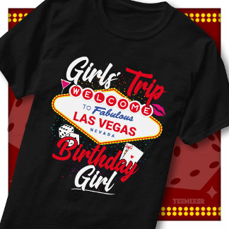 ラスベガス 誕生日 女子旅 ラスベガス 誕生日ガール Tシャツ