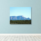 ラスベガス、NM Hermits Peak on Canvas キャンバスプリント (インサイチュ (ウッドフロア))