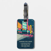 ラスベガス、NV ラゲッジタグ (裏面縦)