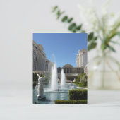 ラスベガスCaesars宮殿の噴水の噴水 ポストカード (スタンド正面)