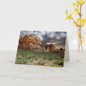 ラスベガスNV Insideのレッドロックの3つのピーク空白のイン カード (黄色い花)