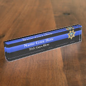 ラスベガスPDバッジデスク名プレート デスクネームプレート (側面)