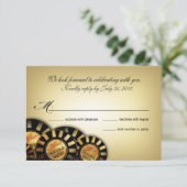 ラスベガスRSVP (4uを個人化するために私に連絡して下さい) 出欠カード (スタンド正面)