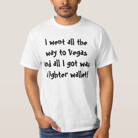 ラスベガスTシャツでの負け Tシャツ (正面)