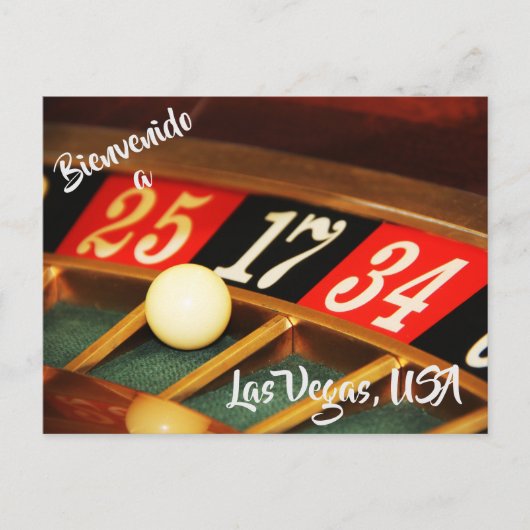 ラスベガスUSAポストカードへようこそ ポストカード (正面)