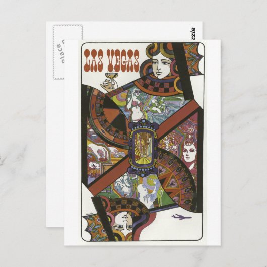 ラスベガスUSAヴィンテージ旅行はがき ポストカード (正面/裏面)