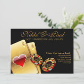 ラスベガスVIP受付 | ブラック 招待状 (スタンド正面)