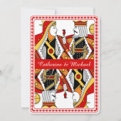 ラスベガ遊スのカードキング&クイーンが日付を保存 セーブザデート (正面)