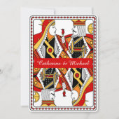 ラスベガ遊スのカードキング&クイーンが日付を保存 セーブザデート (正面)