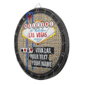 ラスベパーソナライズされたガス ダーツボード (正面右)