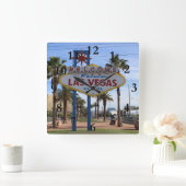 ラスベ素晴らしガスの時計！ スクエア壁時計 (ホーム)