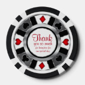 ラスベ結婚したガススタイル ポーカーチップ (裏面)