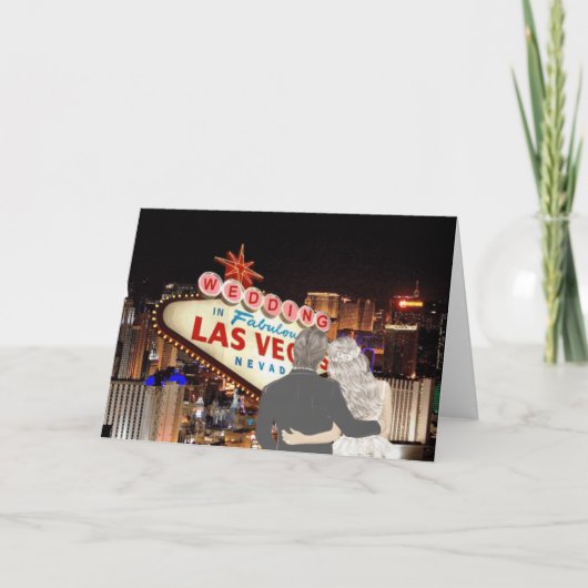 ラスベ結婚ガスのカード サンキューカード (正面)