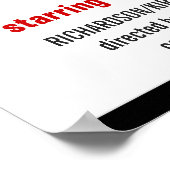 ラスベ結婚ガス – 映画ポスター写真テンプレート ポスター (角)