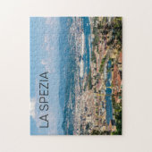 ラスペツィアシティスケープLiguriaイタリアホリデースーベリー ジグソーパズル (縦)