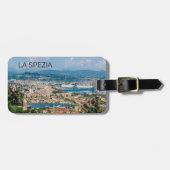 ラスペツィアシティスケープLiguriaイタリアホリデースーベリー ラゲッジタグ (正面横)