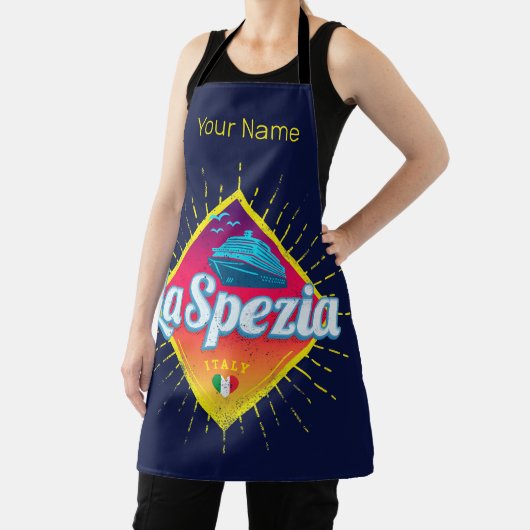 ラスペツィアリグーリアイタリアレトロクルーズシップヴィンテージ エプロン (インサイチュ)