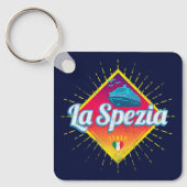 ラスペツィアリグーリアイタリアレトロクルーズシップヴィンテージ キーホルダー (正面)