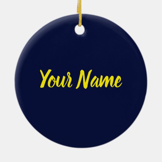 ラスペツィアリグーリアイタリアレトロクルーズシップヴィンテージ セラミックオーナメント (裏面)