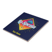 ラスペツィアリグーリアイタリアレトロクルーズシップヴィンテージ タイル (側面)