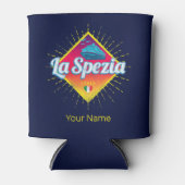 ラスペツィアリグーリアイタリアレトロクルーズシップヴィンテージ 缶クーラー (正面)