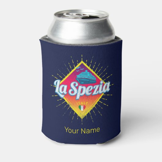 ラスペツィアリグーリアイタリアレトロクルーズシップヴィンテージ 缶クーラー (缶裏面)