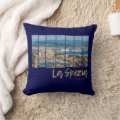 ラスペツィアリグーリアイタリアヴィンテージ土産 クッション (ブランケット)