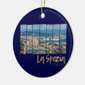 ラスペツィアリグーリアイタリアヴィンテージ土産 セラミックオーナメント (左)