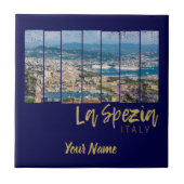 ラスペツィアリグーリアイタリアヴィンテージ土産 タイル (正面)