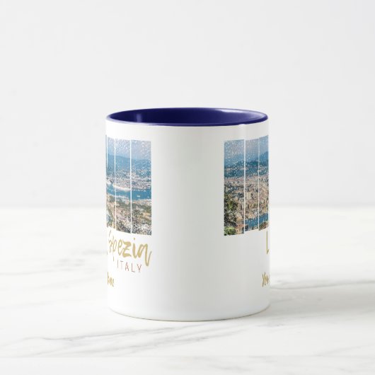 ラスペツィアリグーリアイタリアヴィンテージ土産 マグカップ (中央)