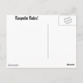 ラスペーチン ポストカード (裏面)