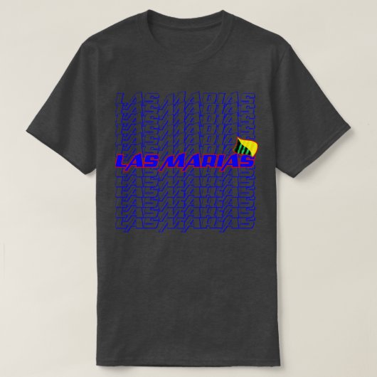 ラスマリアズカスケード文字 Tシャツ (デザイン正面)