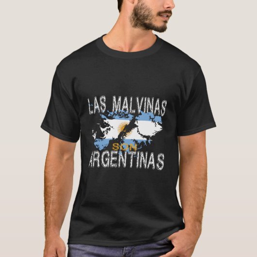 ラスマルビナスソンアルジェンティナス – Islas Malvinas Argen Tシャツ (正面)